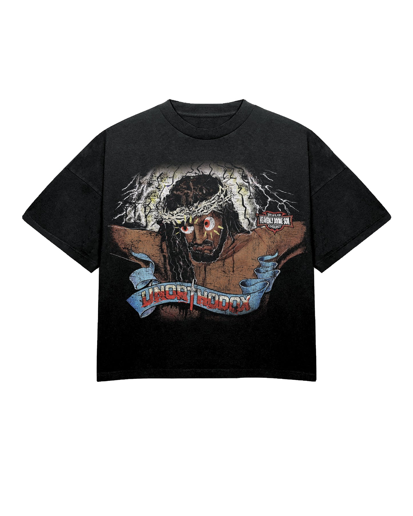 Unorthodox Vintage Black Jesus (The Fall) Tee