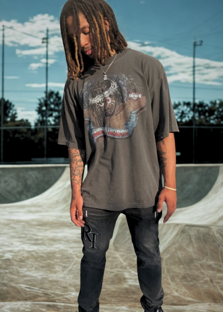 Unorthodox Vintage Black Jesus (The Fall) Tee